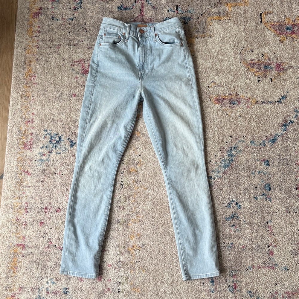 Mother Swooner Crop Denim Jeans